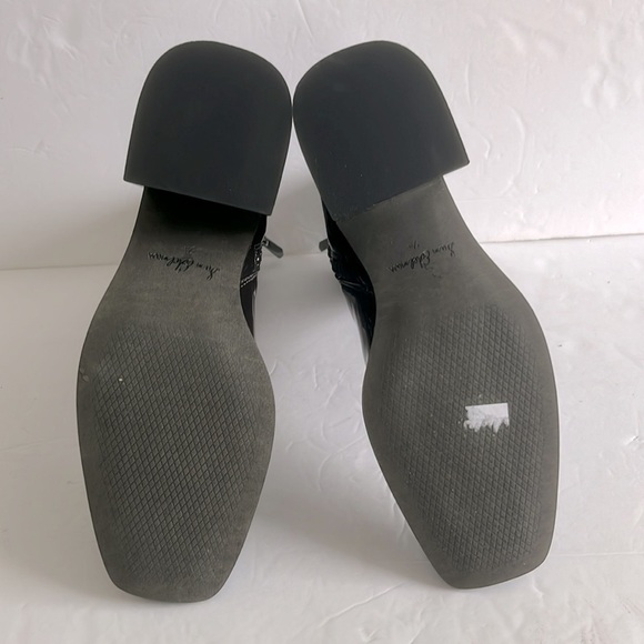 Sam Edelman Shoes Wells Stacked Block Heel Squared Toe Ankle Boot Size 7.5M New - Picture 8 of 9